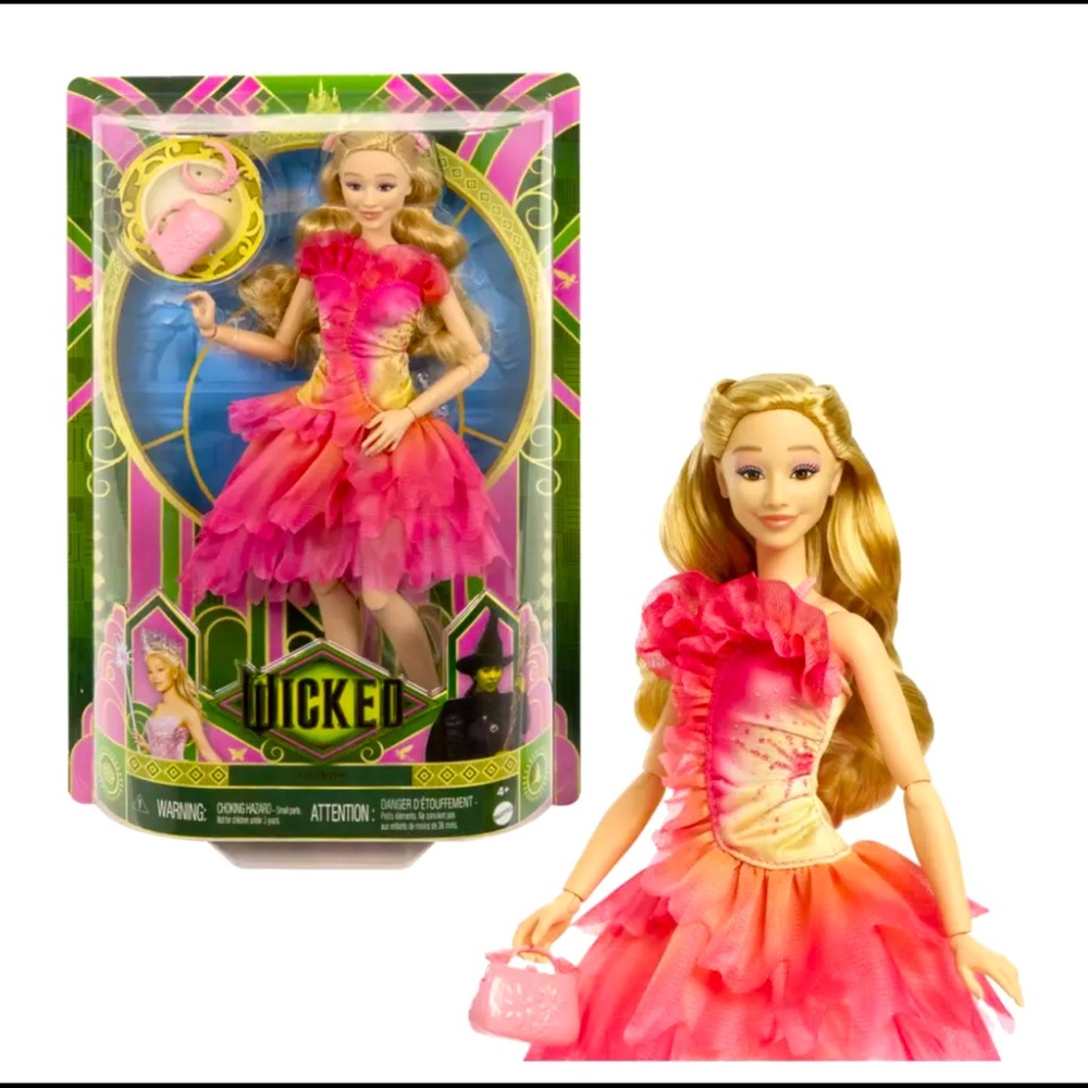 👸🏼 Mattel Wicked Movie Glinda 11" Fashion Doll - Rare Error URL MISPRINT!!! 👸🏼